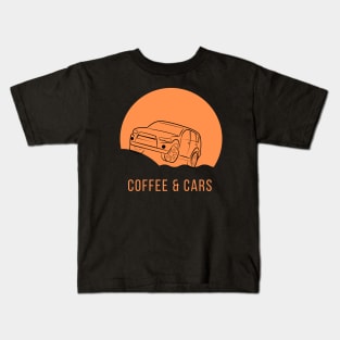 All I Need Coffee and My Car Kids T-Shirt